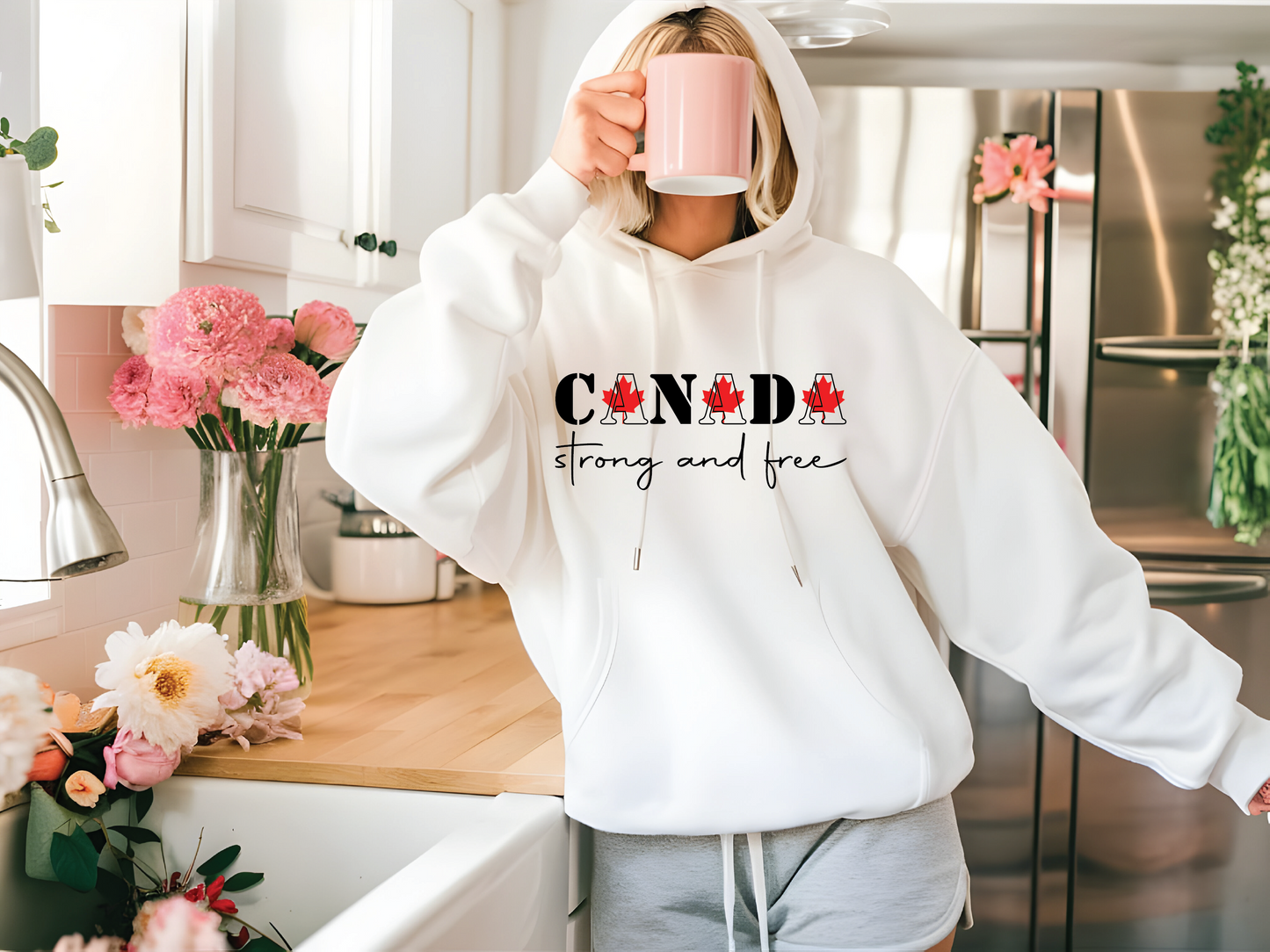 Canada Strong And Free Hoodie