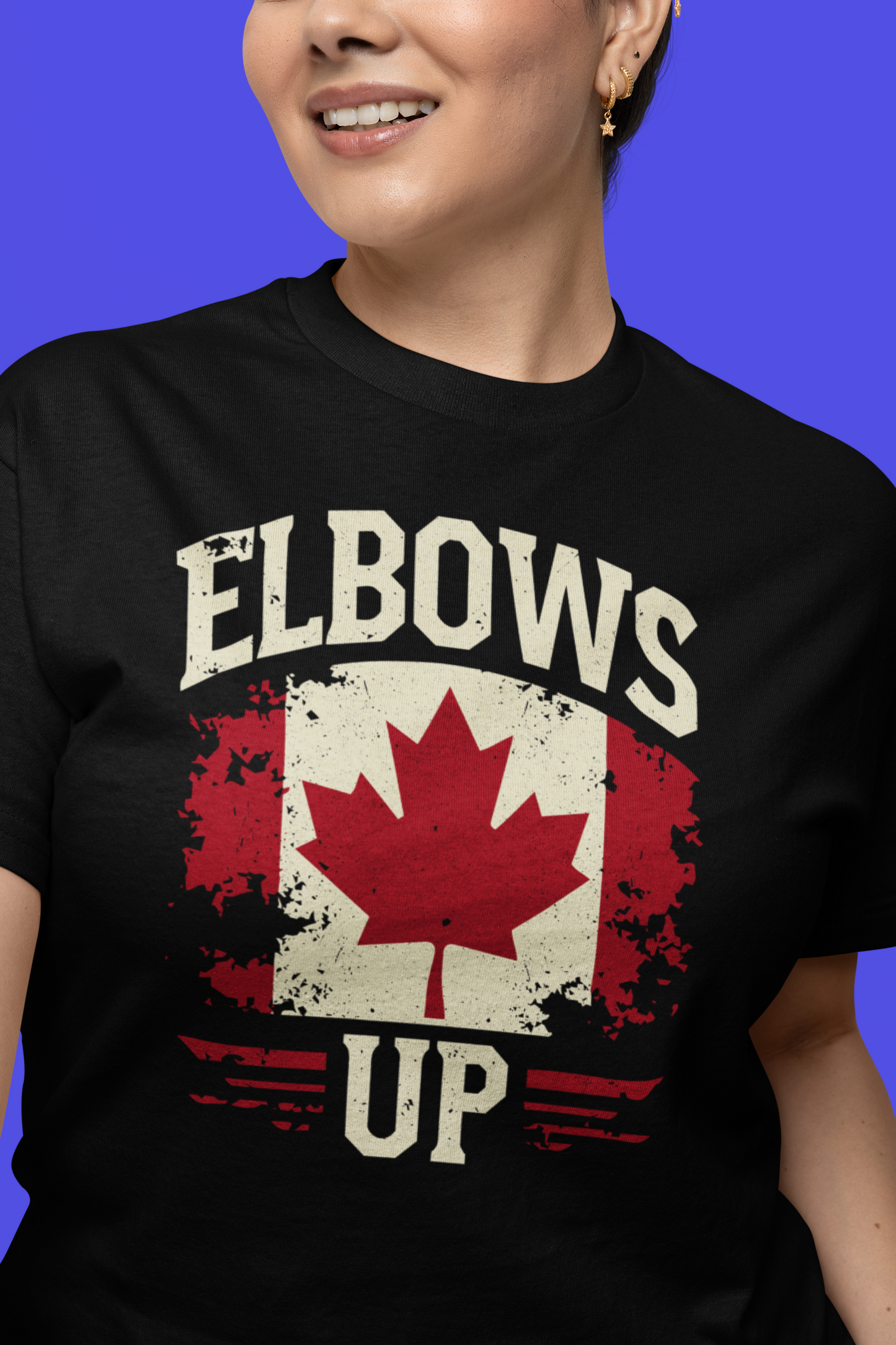 Elbows Up Distressed