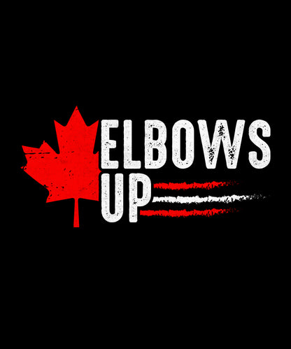 Elbows Up Maple Leaf Left T-Shirt